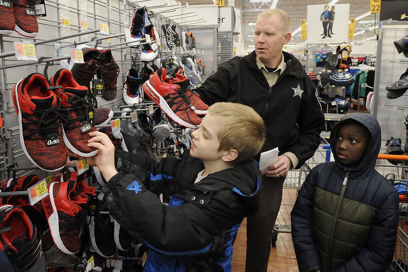 Cops & Kids Christmas shopping